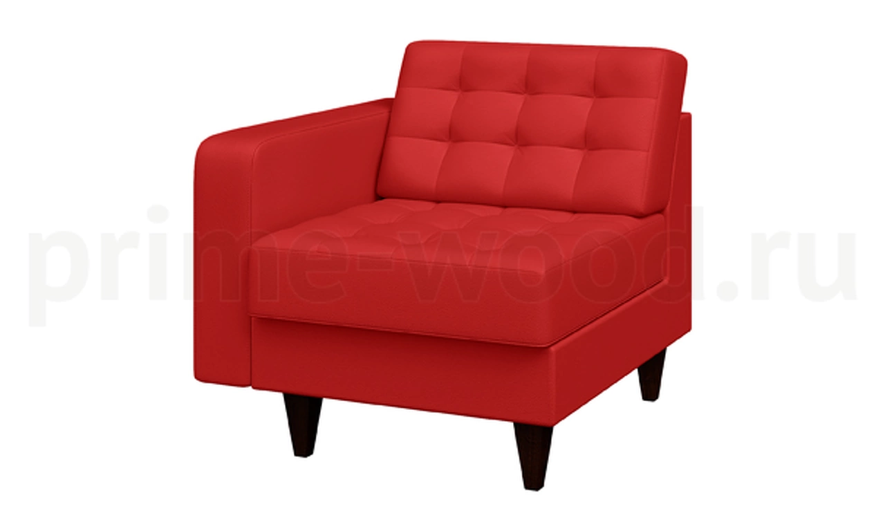 Секция 1-местная с правым подлокотником КОСМО 81x87x82 - фото 6