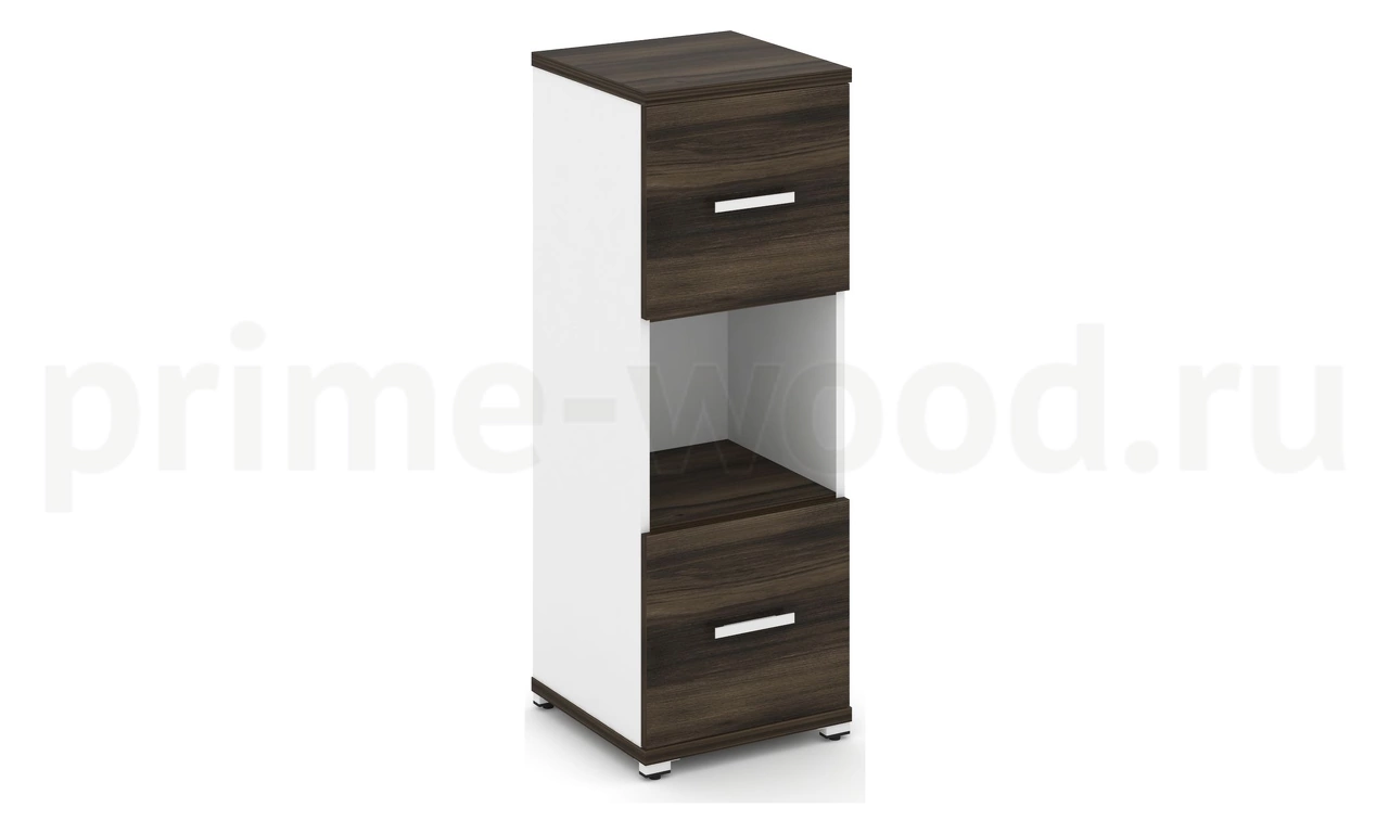 Шкаф одна узкая секция, 3 ниши CN.STU-315 B/W - фото 5