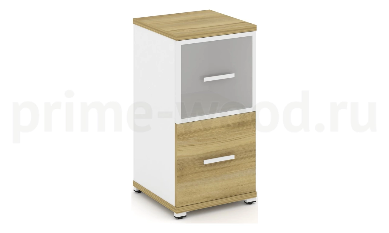 Шкаф одна узкая секция, 2 ниши CN.STU-212 RM B/W - фото 2