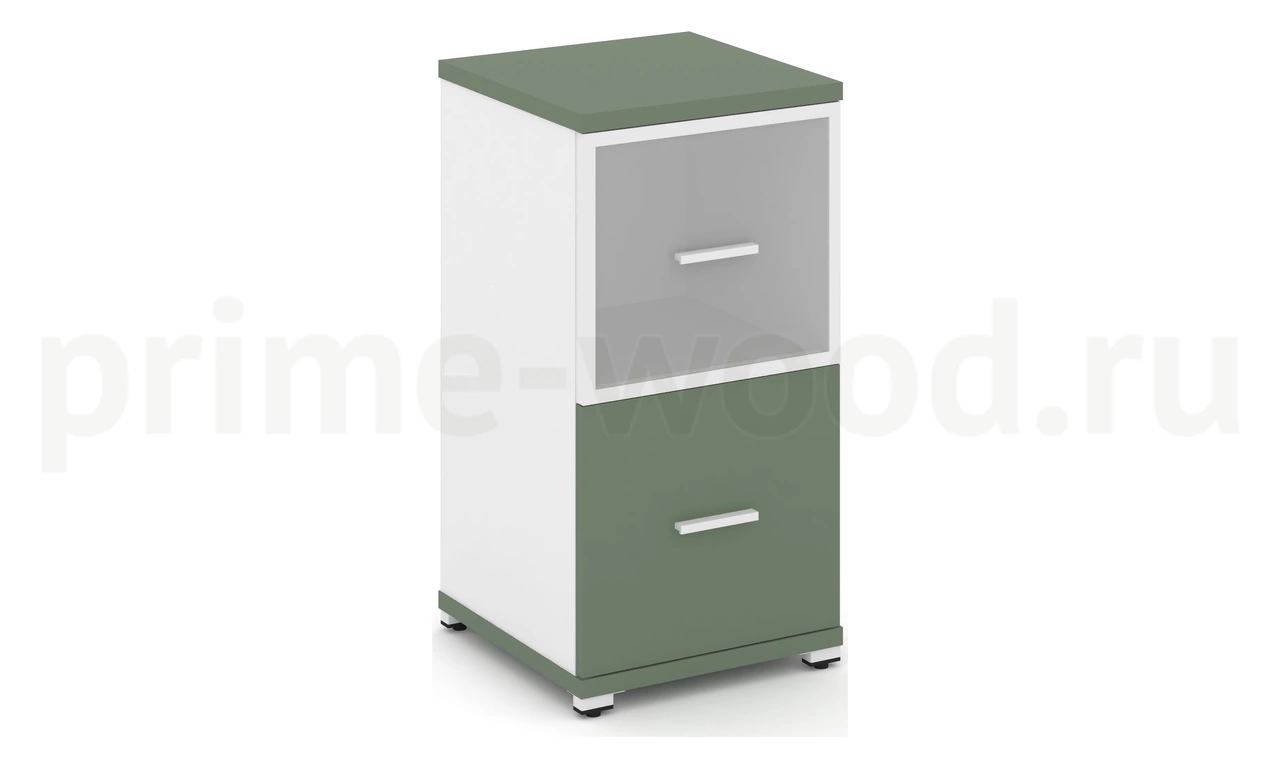 Шкаф одна узкая секция, 2 ниши CN.STU-212 RM B/W - фото 6