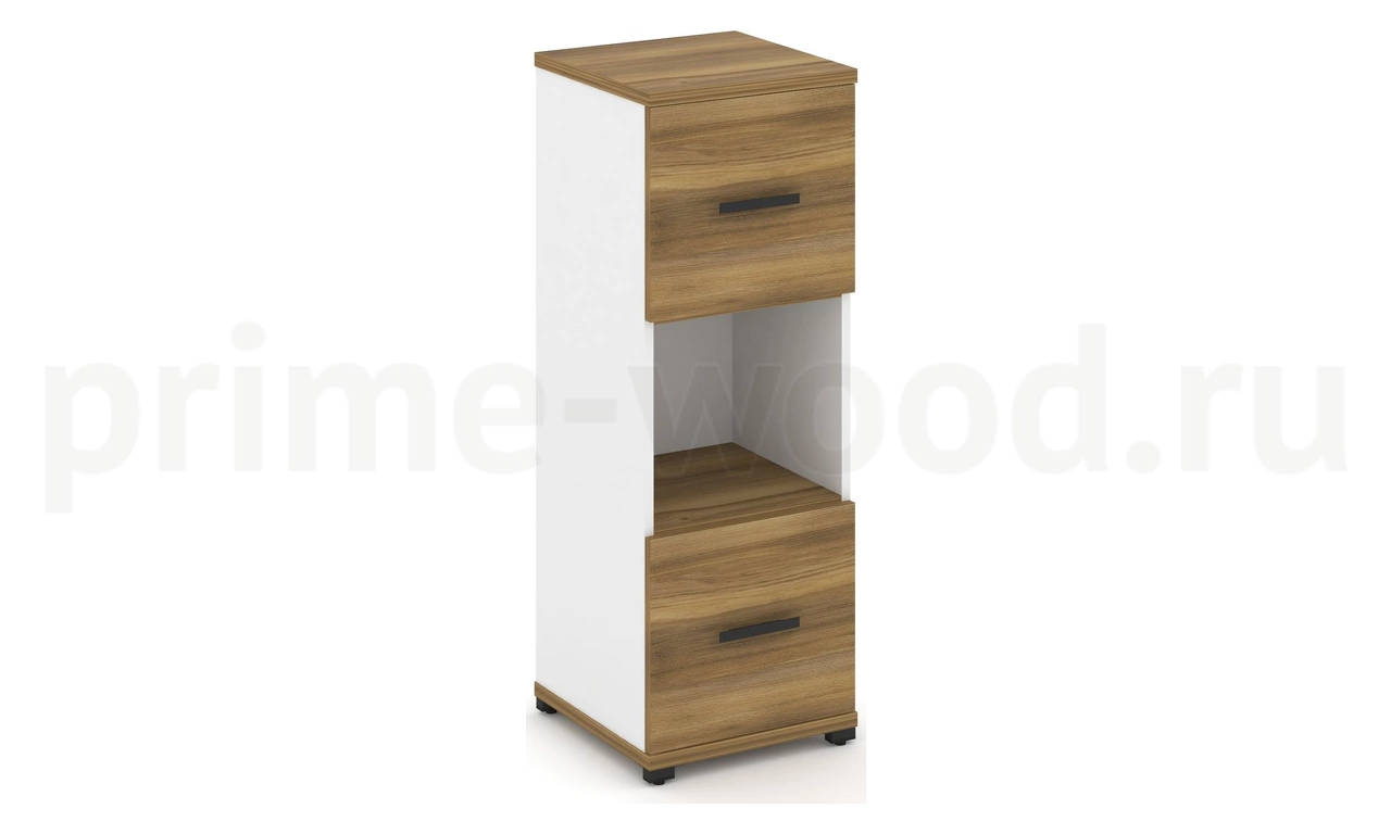 Шкаф одна узкая секция, 3 ниши CN.STU-315 B/W - фото 3