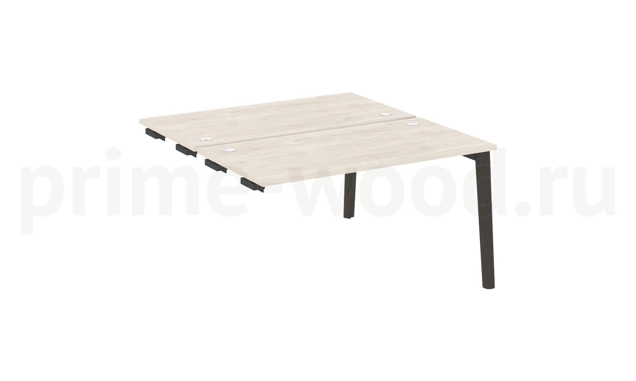 Стол-приставка двойной к опорным элементам, опоры - массив дерева ONIX WOOD 138x148x75 - фото 4
