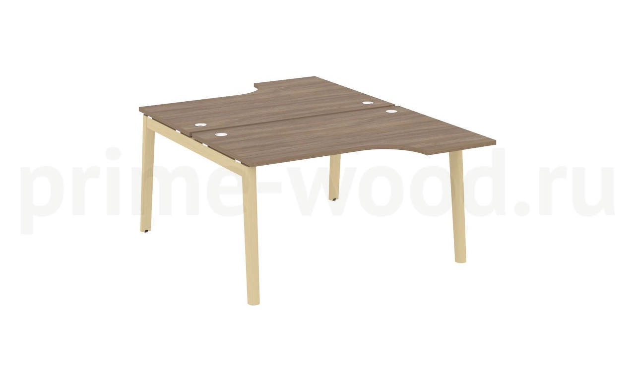 Рабочая станция, опоры - массив дерева ONIX WOOD 138x200x75 - фото 3