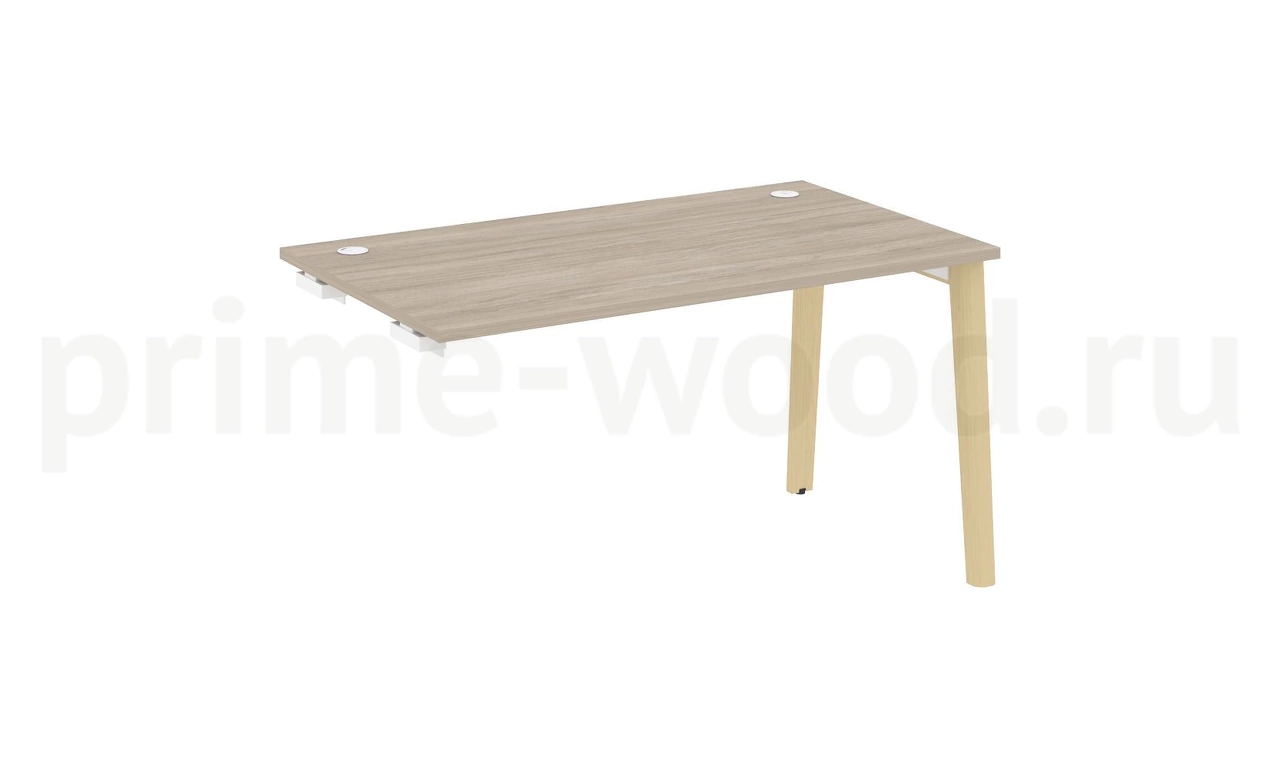 Стол-приставка к опорным элементам, опоры - массив дерева ONIX WOOD 138x80x75 - фото 1
