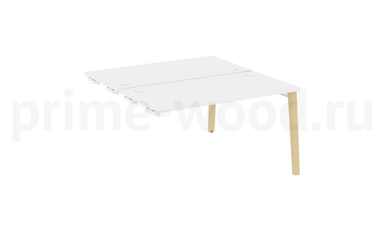Стол-приставка двойной к опорным элементам, опоры - массив дерева ONIX WOOD 138x148x75 - фото 7
