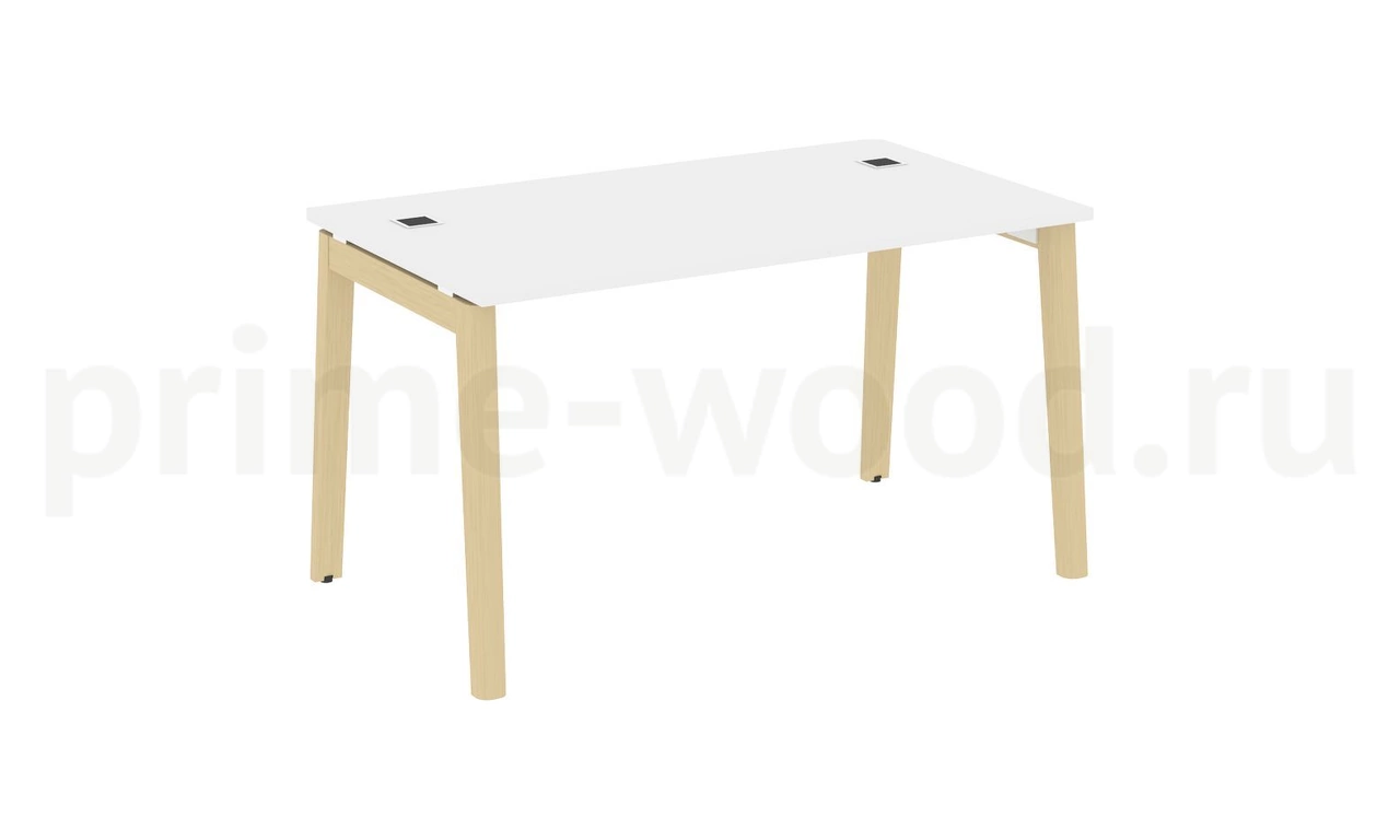 Стол рабочий руководителя, опоры - массив дерева ONIX WOOD DIRECT 138x80x75 - фото 7