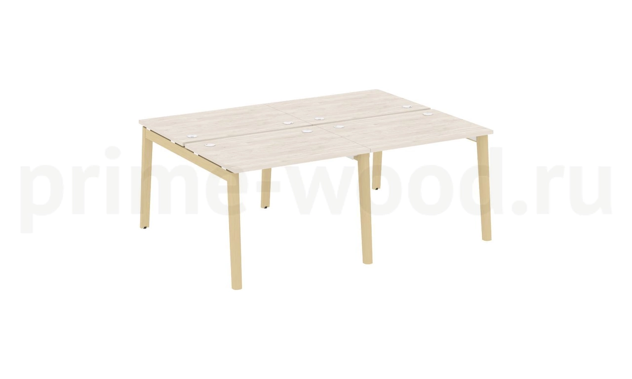 Рабочая станция, опоры - массив дерева ONIX WOOD 196x148x75 - фото 5