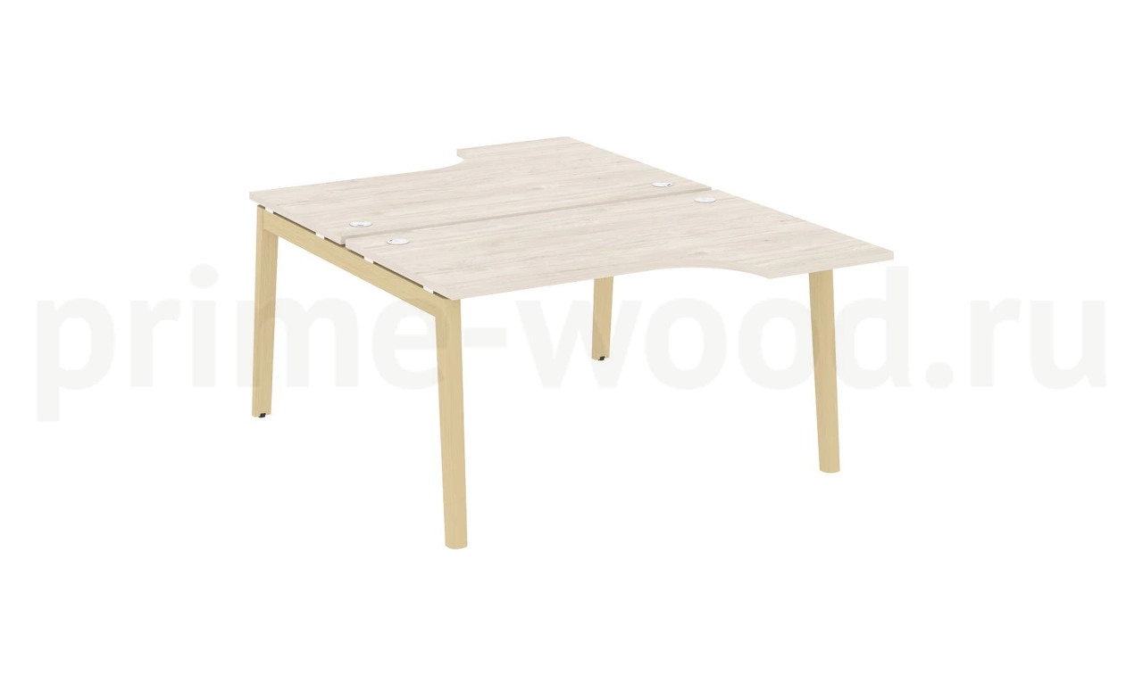 Рабочая станция, опоры - массив дерева ONIX WOOD 138x200x75 - фото 5