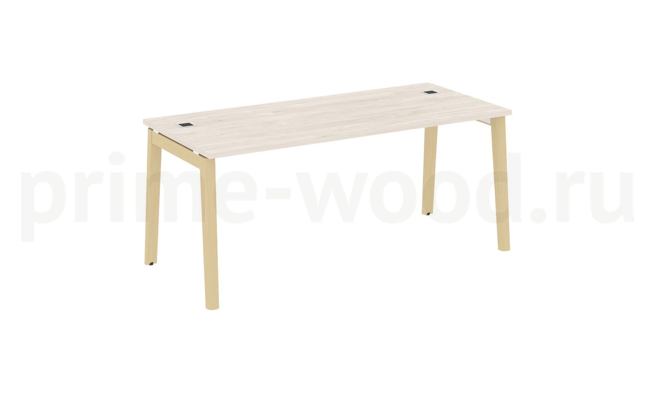 Стол рабочий руководителя, опоры - массив дерева ONIX WOOD DIRECT 178x80x75 - фото 6
