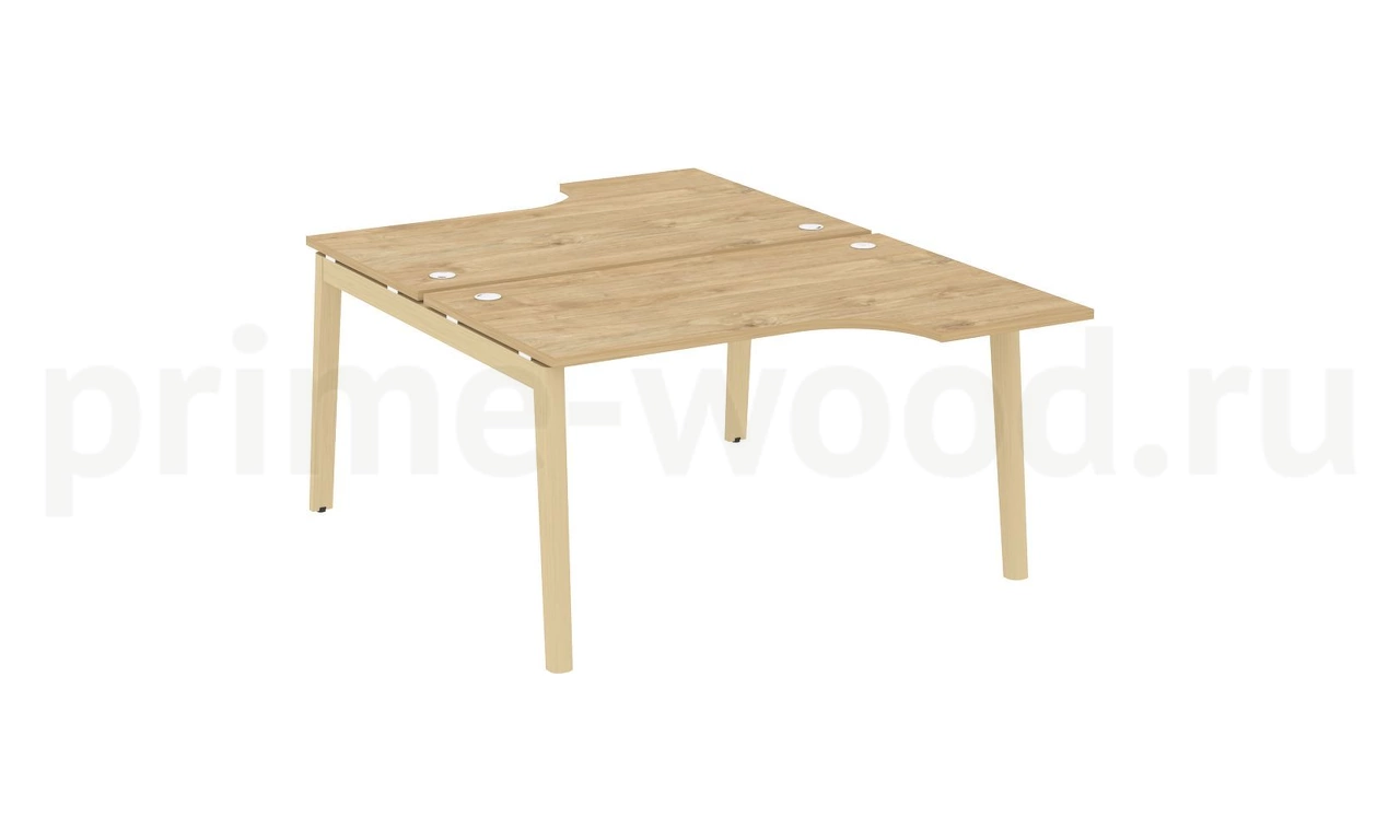 Рабочая станция, опоры - массив дерева ONIX WOOD 138x200x75 - фото 9