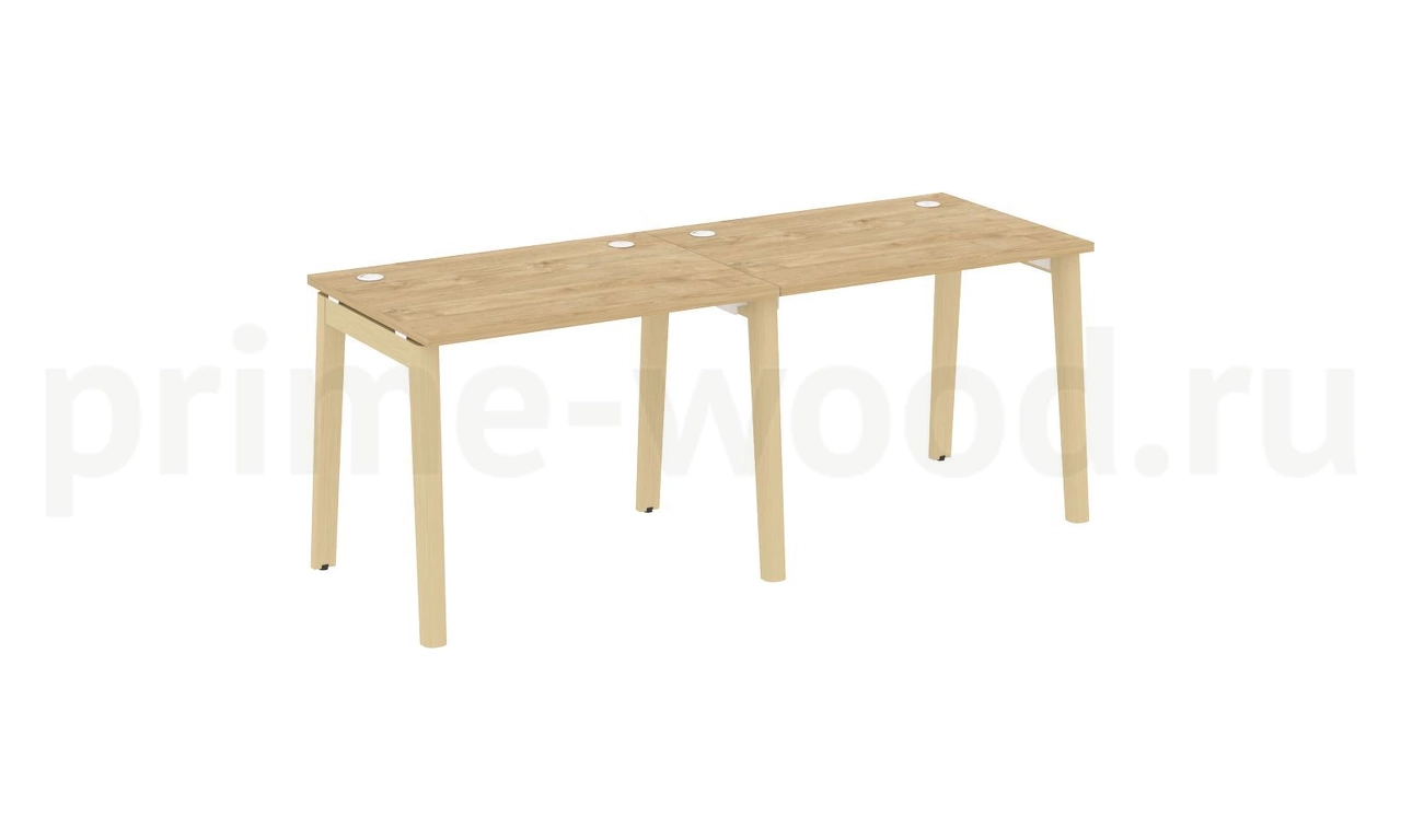 Рабочая станция, опоры - массив дерева ONIX WOOD 196x72x75 - фото 9