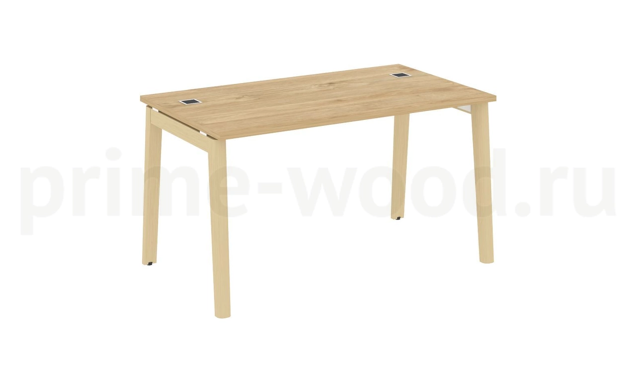 Стол рабочий руководителя, опоры - массив дерева ONIX WOOD DIRECT 138x80x75 - фото 9